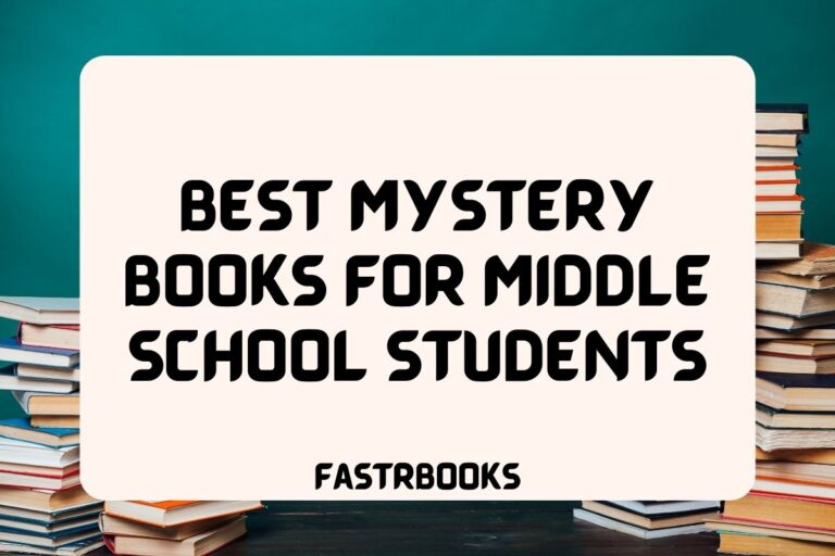 Featured image with text - Best Mystery Books for Middle School Students